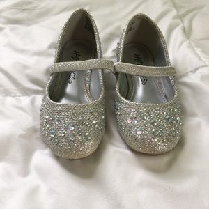 Rhinestone dress shoes toddler